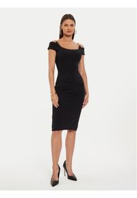 Rinascimento Sukienka koktajlowa CFC0119770003 Czarny Regular Fit. Kolor: czarny. Materiał: syntetyk. Styl: wizytowy #1