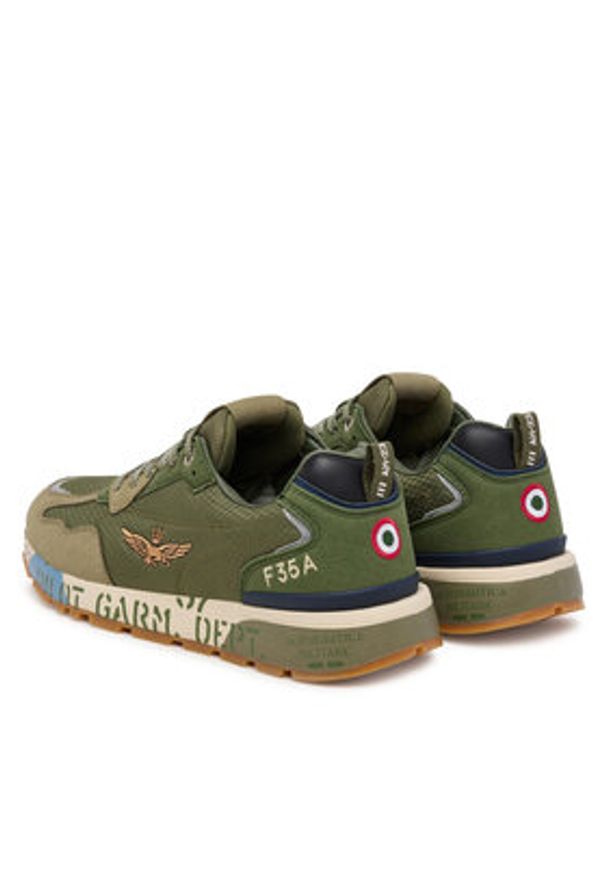 Aeronautica Militare Sneakersy 252SC0276UCT04249 Zielony. Kolor: zielony. Materiał: materiał