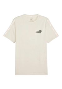 Puma - Męska Koszulka Essential. Kolor: biały, wielokolorowy, beżowy