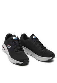 skechers - Skechers Sneakersy Infinity Cool 232303/BLK Czarny. Kolor: czarny. Materiał: materiał #4