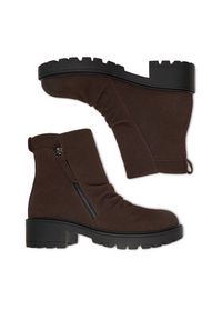 Clara Barson Botki CEO-HY8007S-1 Brązowy. Kolor: brązowy. Materiał: materiał #3