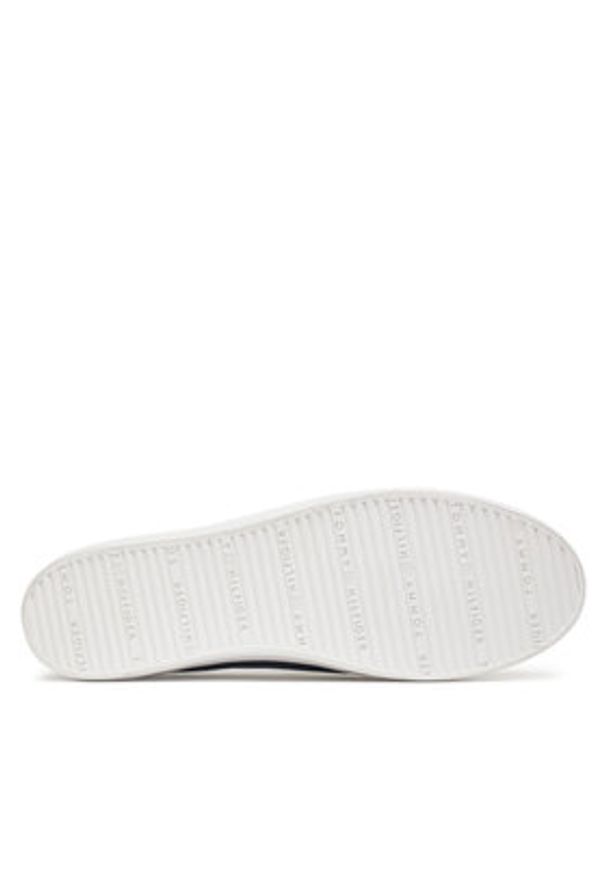 TOMMY HILFIGER - Tommy Hilfiger Tenisówki Vulc Canvas Slip-On Sneaker FW0FW08645 Czarny. Zapięcie: bez zapięcia. Kolor: czarny. Materiał: materiał