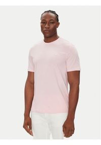 Calvin Klein Jeans T-Shirt LV040HM265 Różowy Regular Fit. Kolor: różowy. Materiał: bawełna