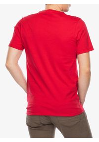 FOX - Koszulka bawełniana męska Fox Absolute SS Prem Tee. Kolor: czerwony. Materiał: bawełna