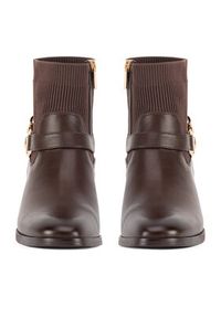 Jenny Fairy Botki HY25653-2 Brązowy. Kolor: brązowy. Materiał: skóra #4