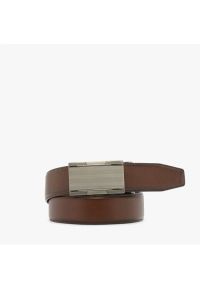 Ryłko - Brązowy pasek męski. Kolor: brązowy. Materiał: skóra. Styl: street