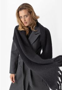 Volcano - Długi, ciepły szal H-LASSI. Okazja: na co dzień. Materiał: wełna, dzianina. Sezon: zima. Styl: casual #1