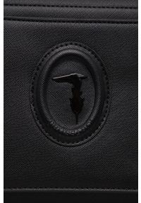 Trussardi Jeans - Trussardi Torebka kolor czarny. Kolor: czarny. Rodzaj torebki: na ramię #4