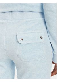 Juicy Couture Spodnie dresowe Layla JCSEBJ001 Błękitny Flared Leg. Kolor: niebieski. Materiał: syntetyk #4