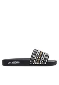 Love Moschino - Klapki LOVE MOSCHINO. Kolor: czarny