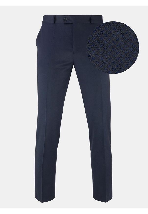 Pako Lorente - PAKO LORENTE – Spodnie męskie garniturowe MANGALAM PPLM9-6G-199-G. Materiał: wełna, poliester. Wzór: kratka. Styl: elegancki