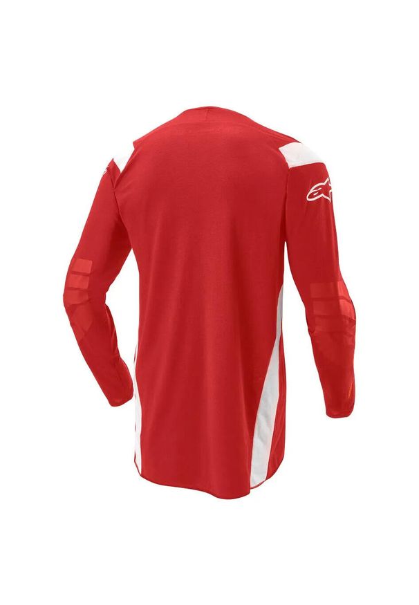 Dżersej z długim rękawem Alpinestars Techdura. Kolor: czerwony. Materiał: jersey. Długość rękawa: długi rękaw. Długość: długie. Sport: kolarstwo