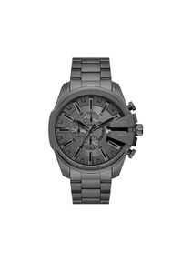 Diesel Zegarek Mega Chief Slim Chronograph DZ4676 Szary. Kolor: szary