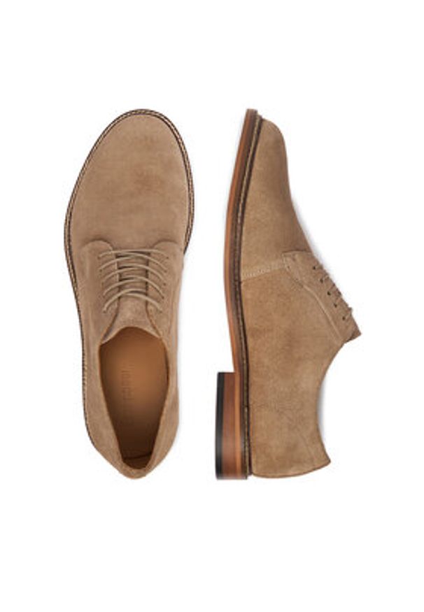 Gino Rossi - GINO ROSSI Półbuty CEO-CALIBER-01 MI08 Beżowy. Kolor: beżowy. Materiał: skóra, zamsz