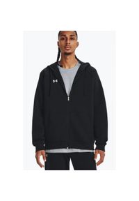Bluza męska Under Armour Rival Fleece FZ Hoodie. Typ kołnierza: kaptur. Kolor: czarny. Sport: fitness