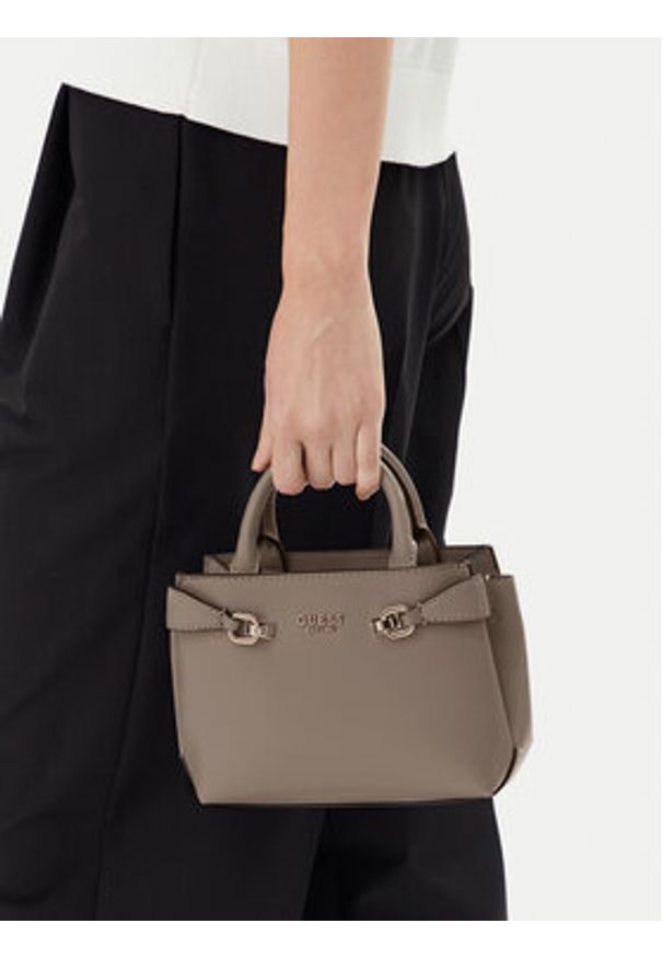 Guess Torebka HWVG96 39760 Brązowy. Kolor: brązowy. Materiał: skórzane