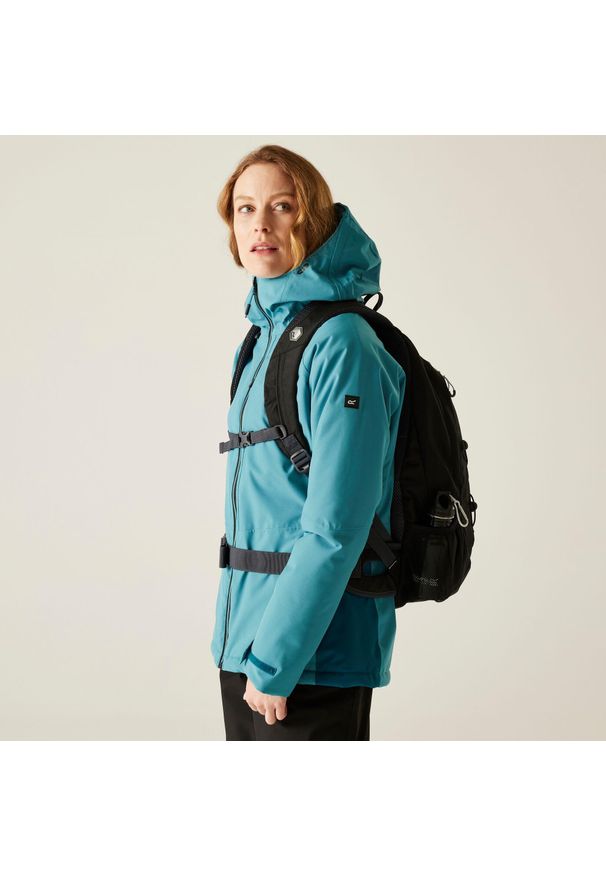 Regatta - Kurtka damska przejściowa ocieplana Highton Stretch. Kolor: niebieski. Materiał: materiał, puch. Sport: turystyka piesza