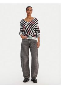 Desigual Sweter 26SWJF01 Kolorowy Regular Fit. Materiał: syntetyk, wiskoza. Wzór: kolorowy #5