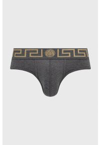 VERSACE - Versace slipy (3-pack) męskie. Kolor: czarny #5