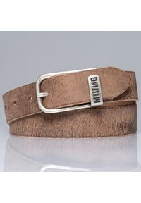 Mustang - MUSTANG PASEK SKÓRZANY MUS-M5002 0611 35mm Ledergürtel (RO2831). Materiał: skóra. Wzór: paski. Styl: klasyczny #8