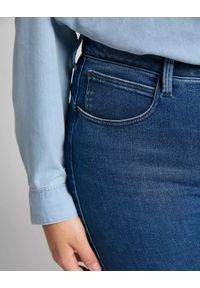 Lee - LEE CLASSIC STRAIGHT PLUS DAMSKIE SPODNIE JEANSOWE JEANSY MID EVITA L32JPVYW #5