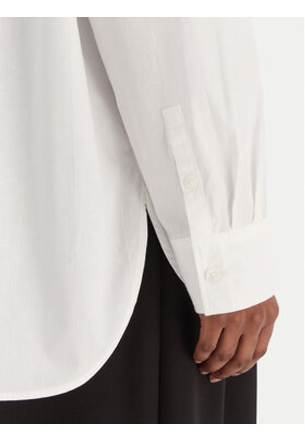 Calvin Klein Jeans Koszula Aop Logo Perfect LV044D167G Biały Regular Fit. Kolor: biały. Materiał: bawełna