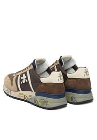 Premiata Sneakersy Lander Var 7704 Brązowy. Kolor: brązowy. Materiał: skóra #5
