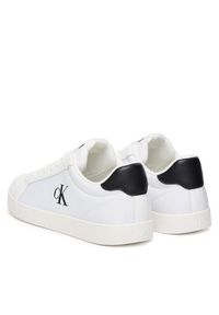 Calvin Klein Sneakersy 3 Cupsole Pu YM0YM01213 Biały. Kolor: biały. Materiał: skóra