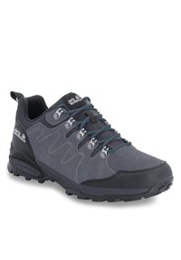 Jack Wolfskin Trekkingi Refugio Texapore Low M 4049851 Szary. Kolor: szary. Materiał: skóra. Sport: turystyka piesza