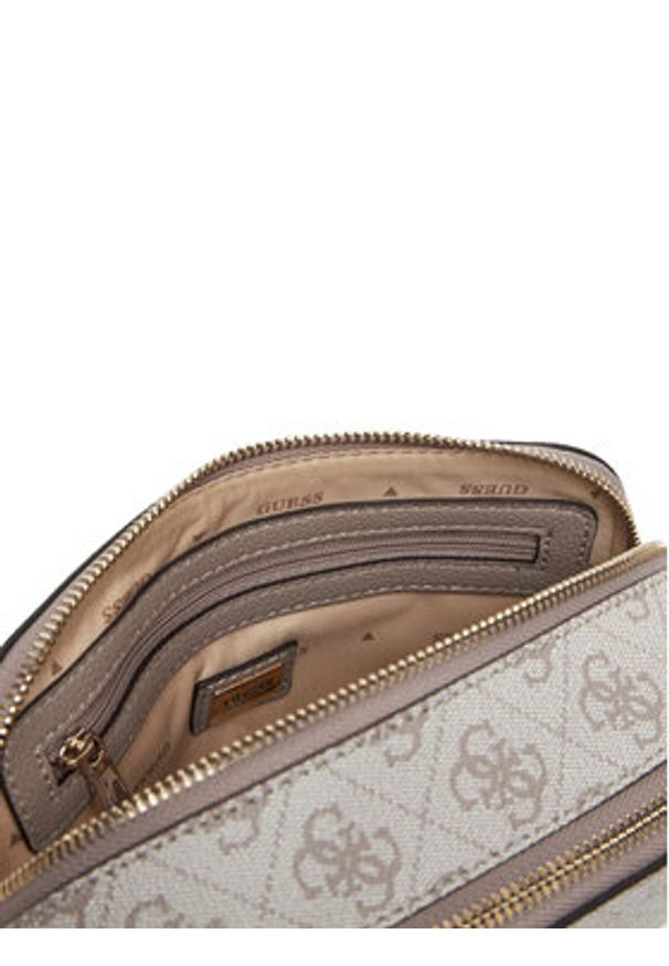 Guess Torebka Noelle II HWBG96 72140 Beżowy. Kolor: beżowy. Materiał: skórzane