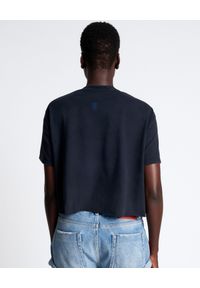 ONETEASPOON - Granatowy t-shirt z nadrukiem. Kolor: niebieski. Materiał: bawełna. Wzór: nadruk