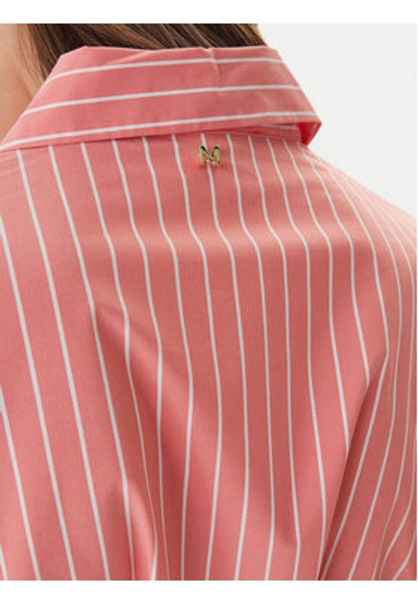 LOLA CASADEMUNT Sukienka koszulowa MS2616039 Koralowy Regular Fit. Kolor: pomarańczowy. Materiał: bawełna. Typ sukienki: koszulowe