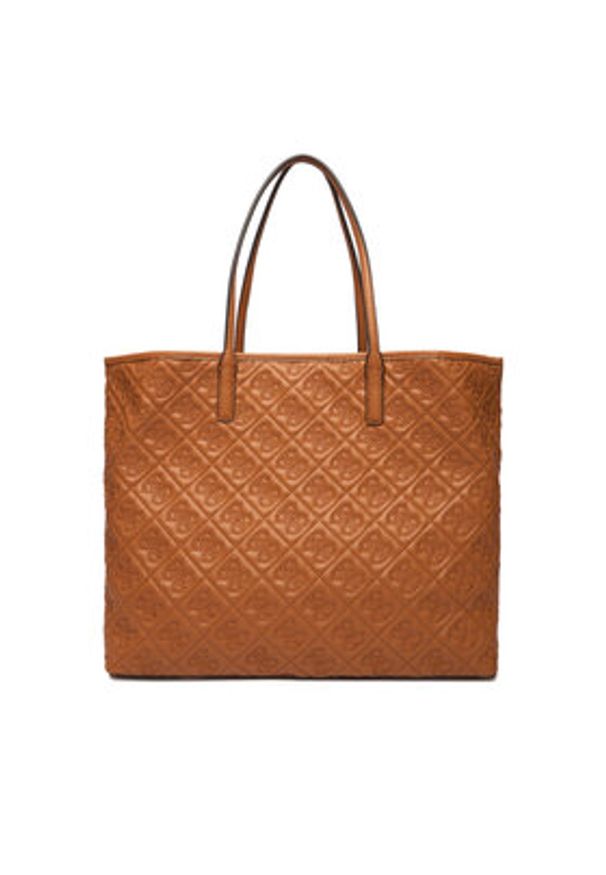 Guess Torebka Adelasia HWQL96 58240 Brązowy. Kolor: brązowy. Materiał: skórzane