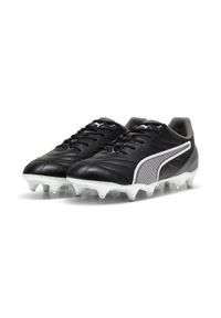 Puma - Buty piłkarskie unisex KING PRO MxSG PUMA Black White Cool Dark Gray. Kolor: czarny, szary, biały, wielokolorowy. Sport: piłka nożna