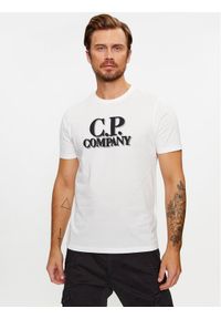 C.P. Company T-Shirt 15CMTS238A 005100W Biały Regular Fit. Kolor: biały. Materiał: bawełna