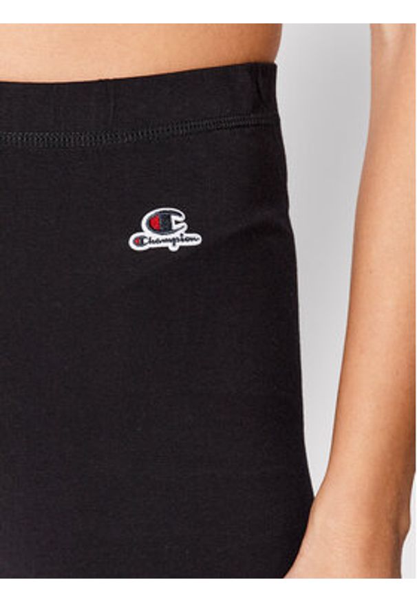 Champion Kolarki 114940 Czarny Slim Fit. Kolor: czarny. Materiał: bawełna
