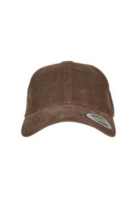 FLEXFIT - Czapka sztruksowa o niskim profilu Flexfit. Kolor: pomarańczowy. Materiał: sztruks #1