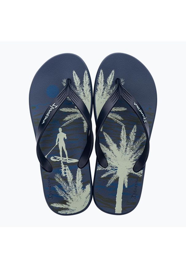 Japonki plażowe męskie Ipanema Posto 10 Temas IV AD. Okazja: na plażę. Kolor: niebieski. Styl: sportowy