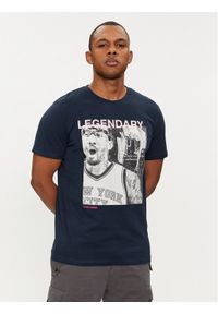 Jack & Jones - Jack&Jones T-Shirt Legends Photo 12211022 Granatowy Regular Fit. Kolor: niebieski. Materiał: bawełna #1