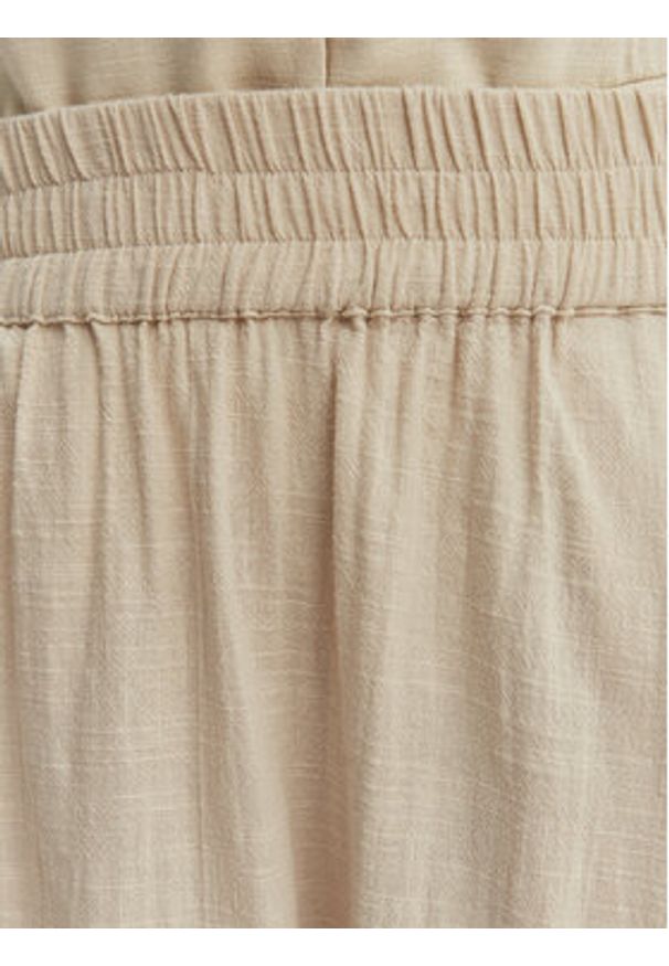only - ONLY Spódnica maxi Tizana 15372613 Beżowy Regular Fit. Kolor: beżowy. Materiał: bawełna