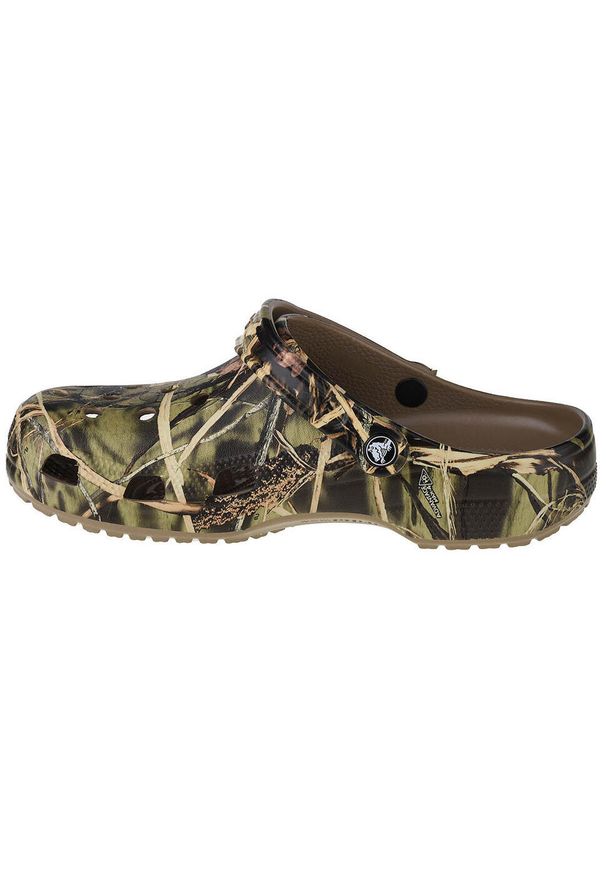 Buty do chodzenia męskie Crocs Classic Realtree. Kolor: zielony. Materiał: materiał, syntetyk. Styl: sportowy