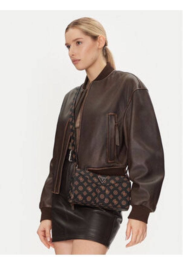 Guess Torebka HWPM95 21120 Brązowy. Kolor: brązowy. Materiał: skórzane