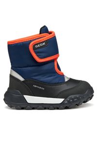 Śniegowce Geox. Kolor: niebieski