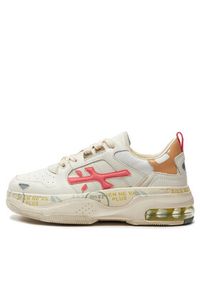 Premiata Sneakersy Draked VAR 356 Écru. Materiał: skóra #4