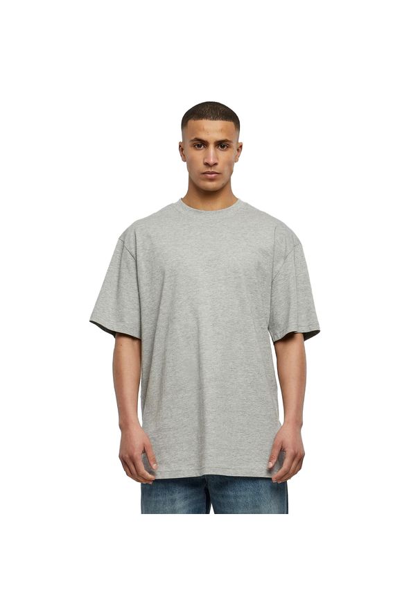 Urban Classics - Koszulka Męska Gładka Taliowana. Kolor: szary, fioletowy, wielokolorowy. Wzór: gładki. Sport: turystyka piesza