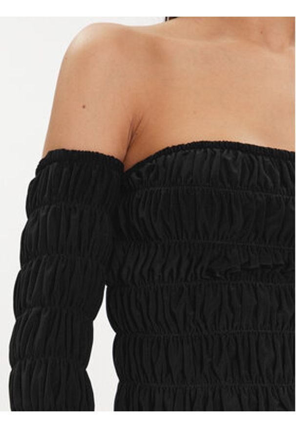 NORMA KAMALI Bluzka KK4226PL867001 Czarny Regular Fit. Kolor: czarny. Materiał: syntetyk