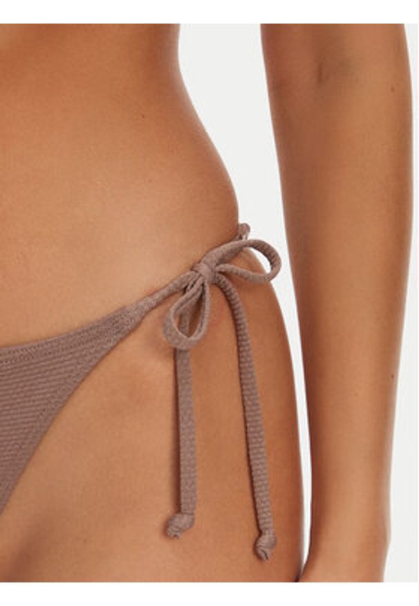 Roxy Bikini Lasca Tiki Tri ERJX203573 Brązowy. Kolor: brązowy. Materiał: syntetyk