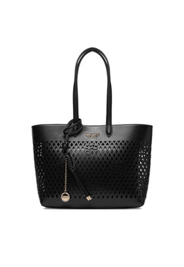 Nine West Torebka CEO-Bleeker Petal-LDA8699A Czarny. Kolor: czarny. Materiał: skórzane