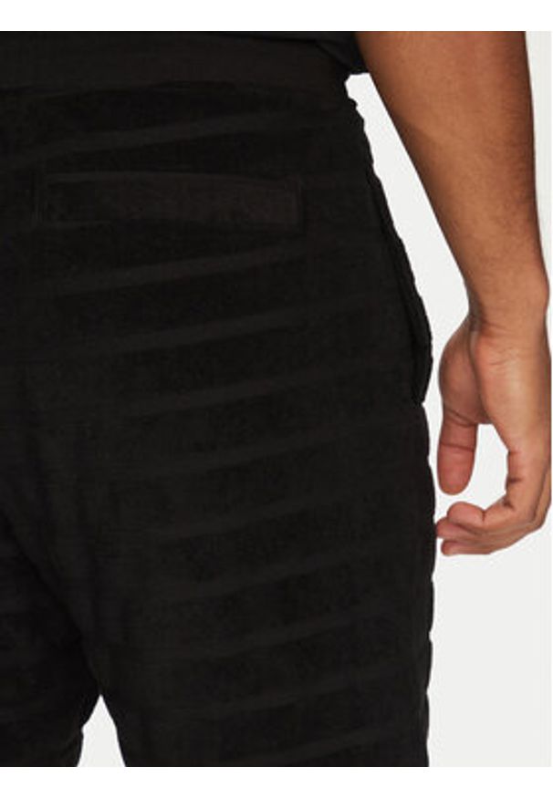 Hugo - HUGO Szorty sportowe Dutowel 50535289 Czarny Relaxed Fit. Kolor: czarny. Materiał: bawełna. Styl: sportowy