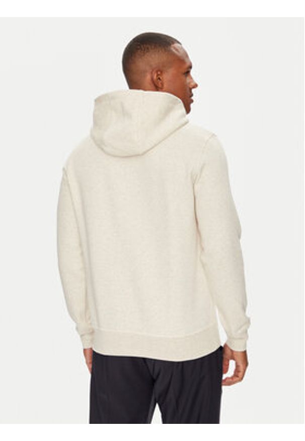 TOMMY HILFIGER - Tommy Hilfiger Bluza Logo MW0MW11599 Beżowy Regular Fit. Kolor: beżowy. Materiał: syntetyk, bawełna